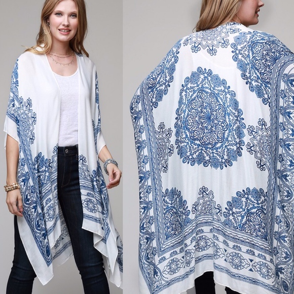 Bellanblue Sweaters - Softest Mandala Kimono   